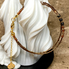 Shadow Ember – Morse Code Bracelet