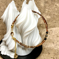 Shadow Ember – Morse Code Bracelet